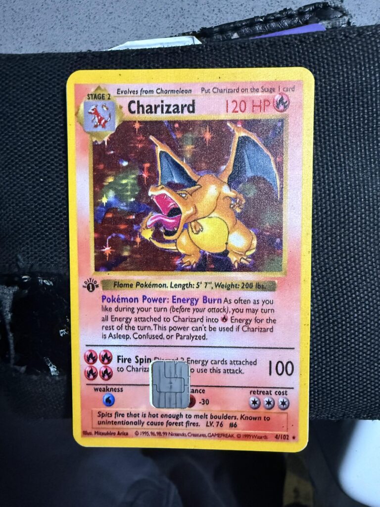 Found this debit card sticker at a toy store and couldn’t help myself lol