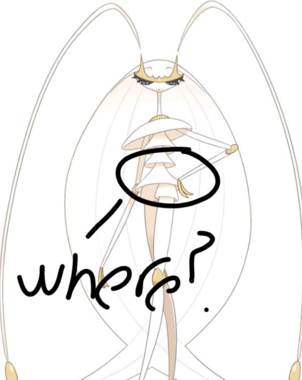 How does she eat? Maybe she's doing some fairy stuff.