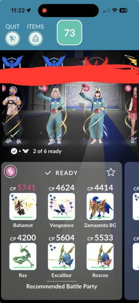 Craziest thing to happen to me in a raid lobby. Don’t know this person…But I think we would have a bit in common :)