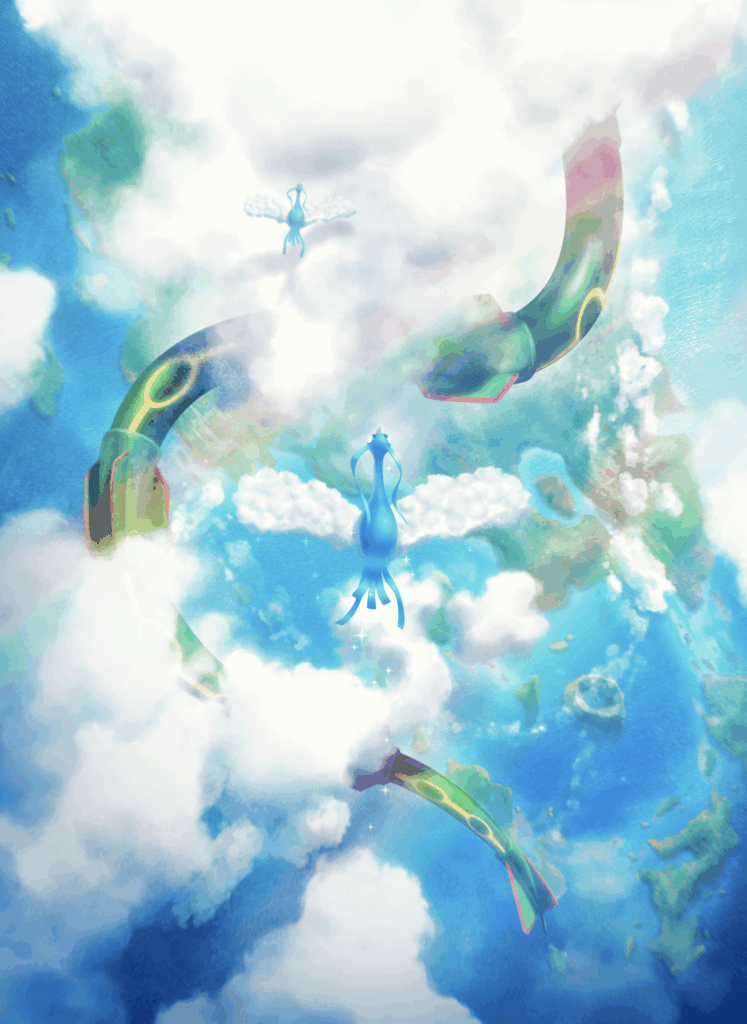 [OC] Altaria & Rayquaza, two of my favorites from Gen3!