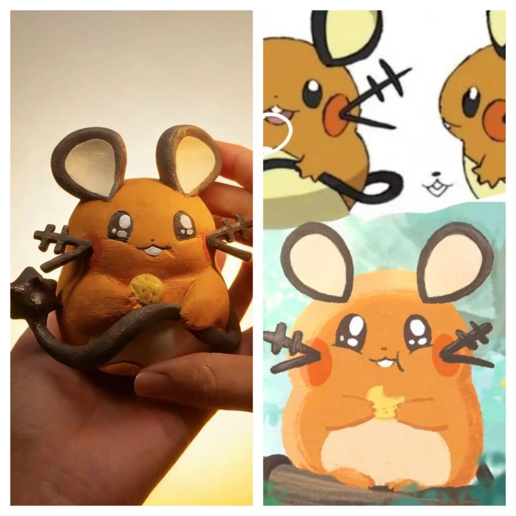I’ve always wanted to carve a Dedenne, and now I finally have the chance to bring it to life