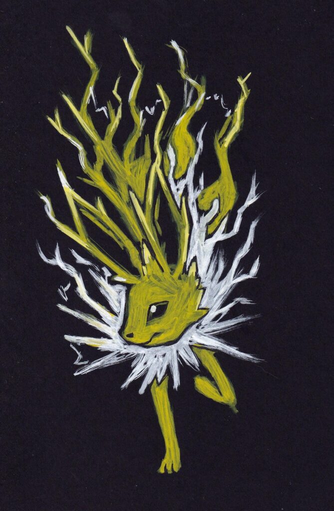 Jolteon art, by me
