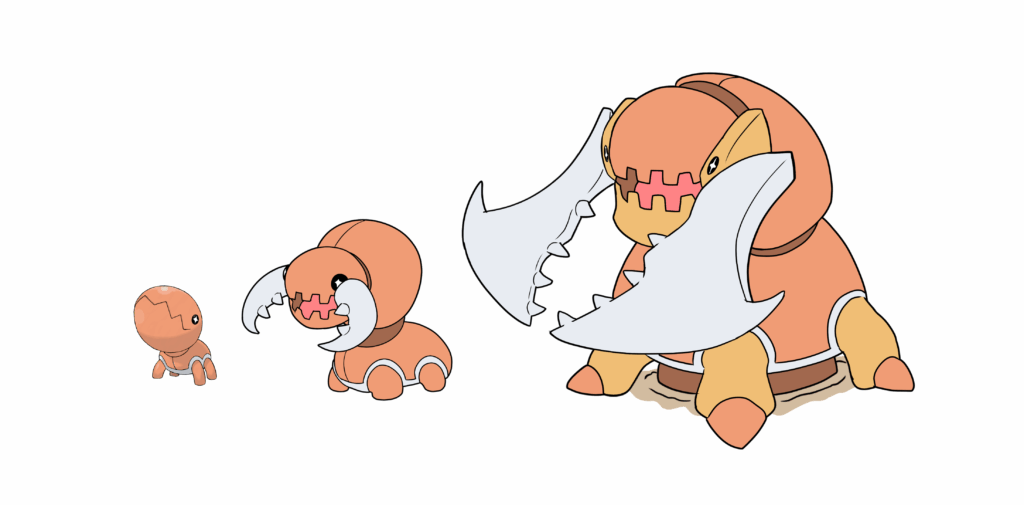 Trapinch Split Evolution Concept