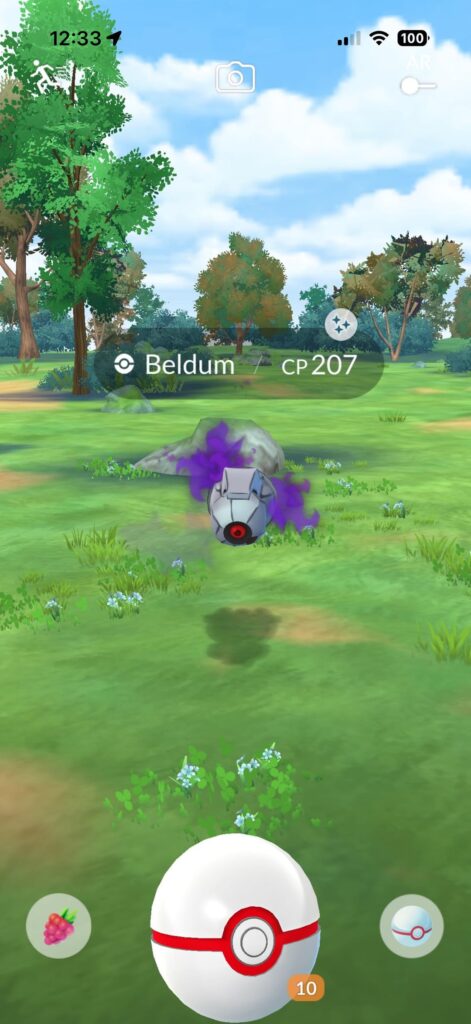 Just got this shiny shadow Beldum from a Team Rocket Grunt