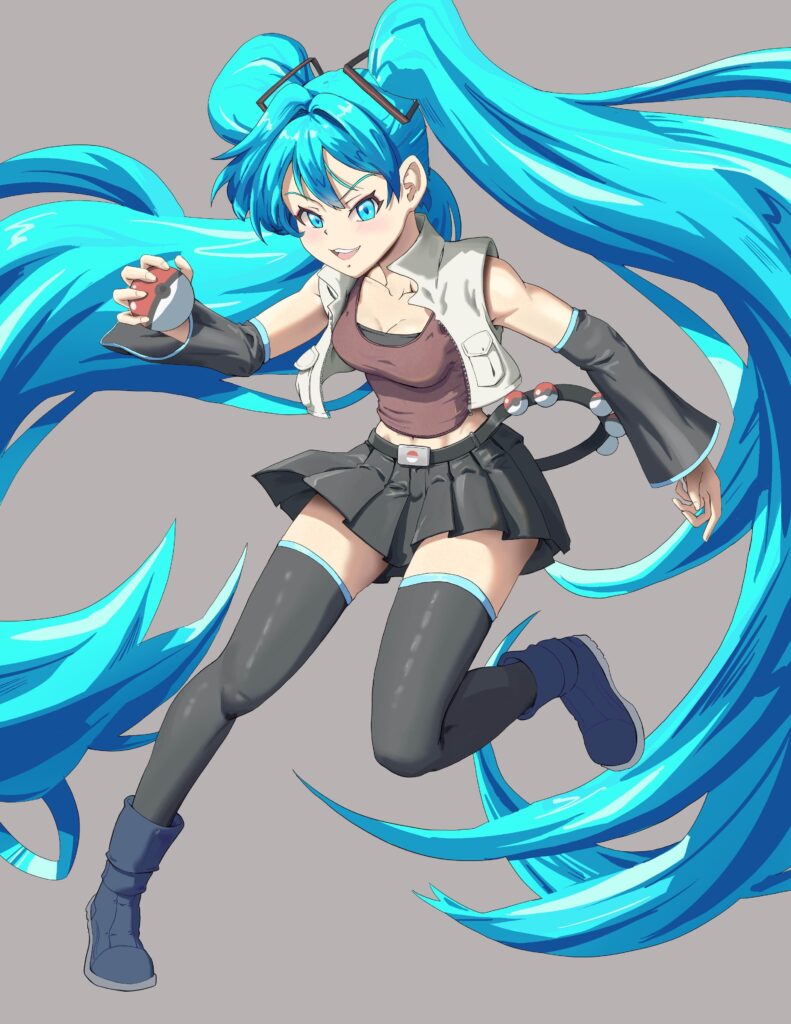 Ace trainer Miku wants to battle
