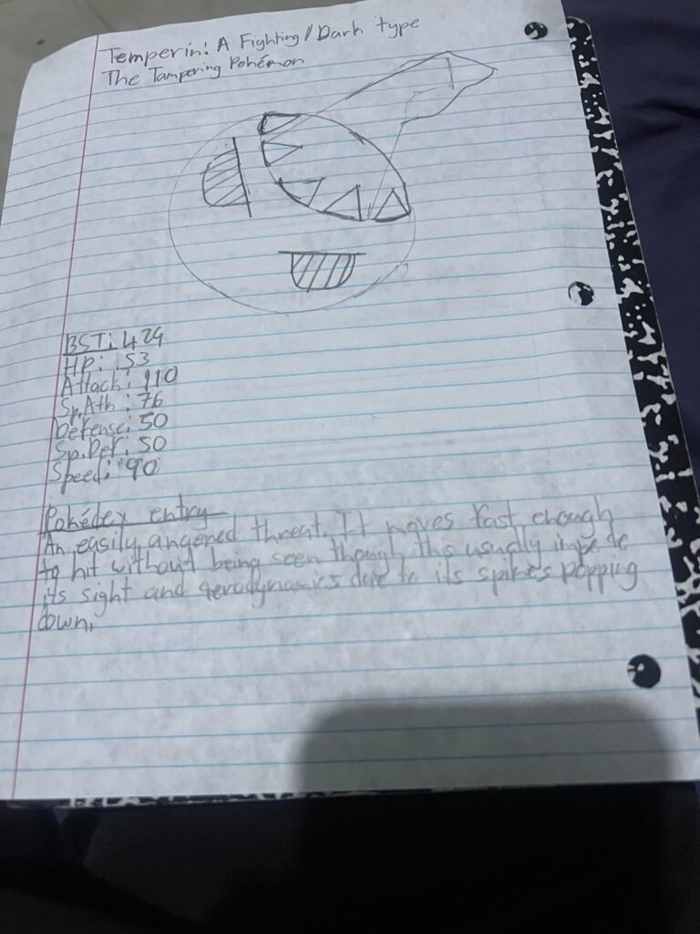 I made my first Fakemon for the public