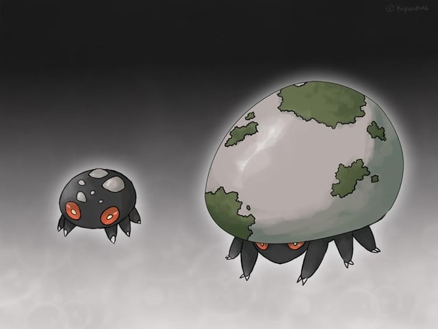 Stone Spider Fakémon | Artwork By [Kipine]