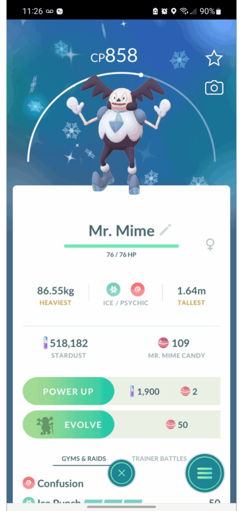 Anyone else have a shiny Mr. Mime?