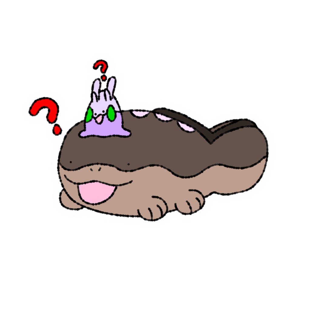 [OC] Goomy and Clodsire ❓️