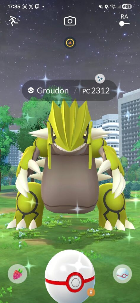 shiny groudon!!!