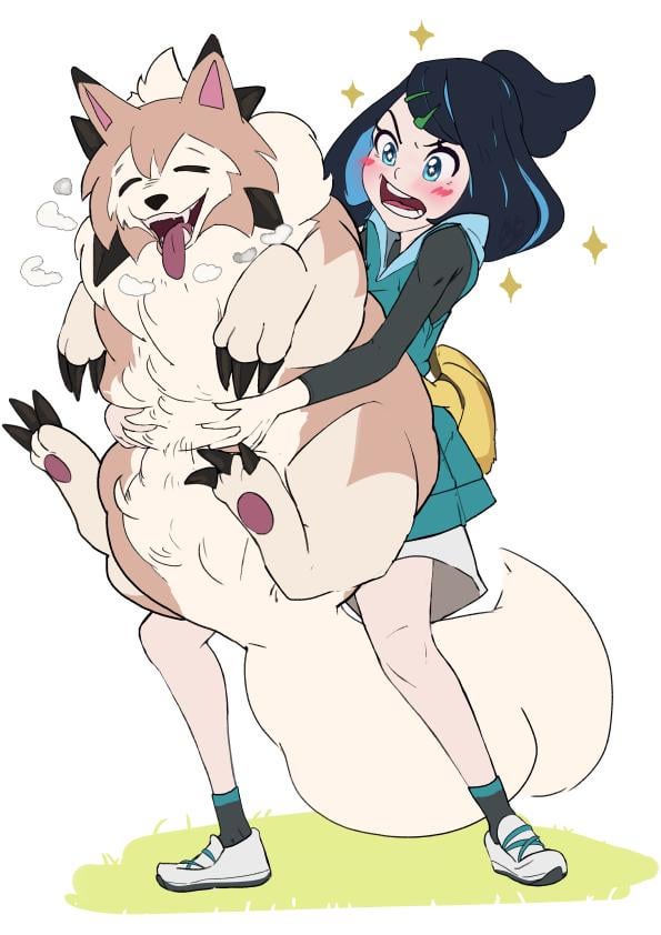 The Lycanroc chubby was the best and cute!! (GaboSaur) [OC]