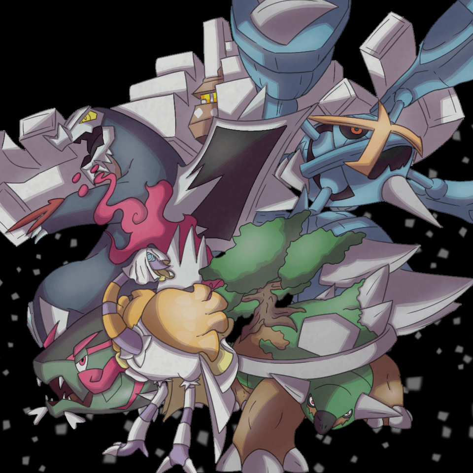 My friends and I are having a tournament on Pokémon Showdown, so to celebrate the occasion, I decided to draw everyone's team