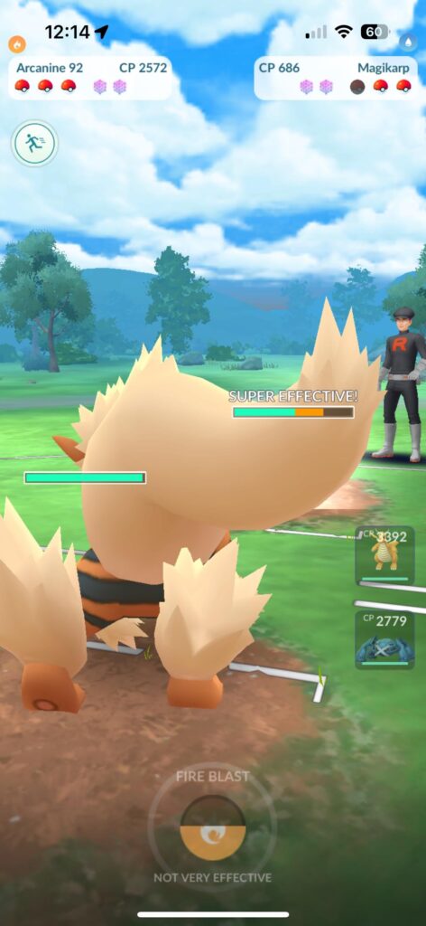 Male Water Grunts giving Magikarp