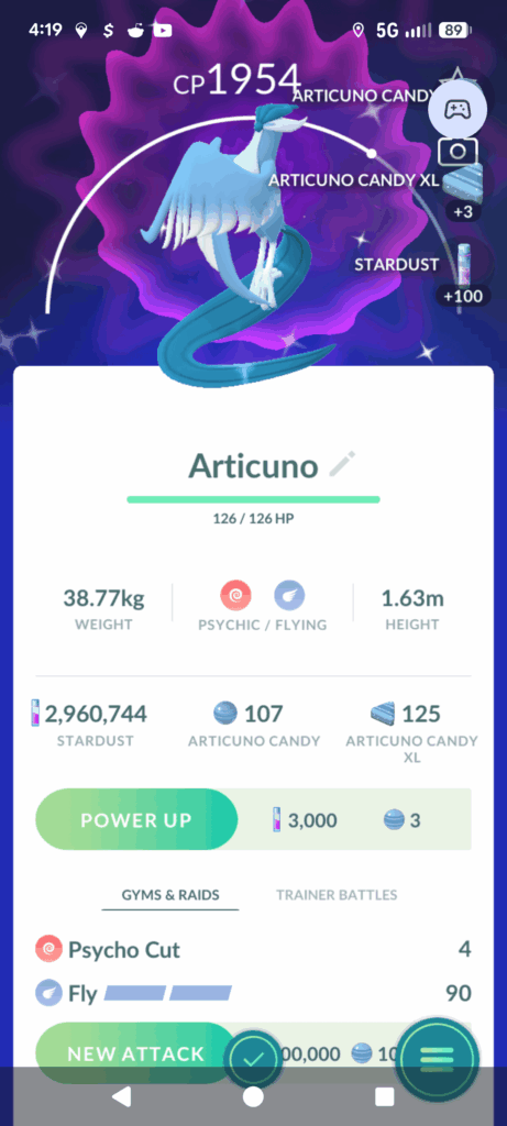 First shiny galarian bird!