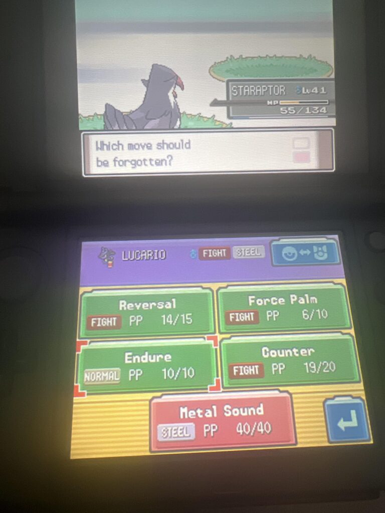 Lucario: What move should I forget?