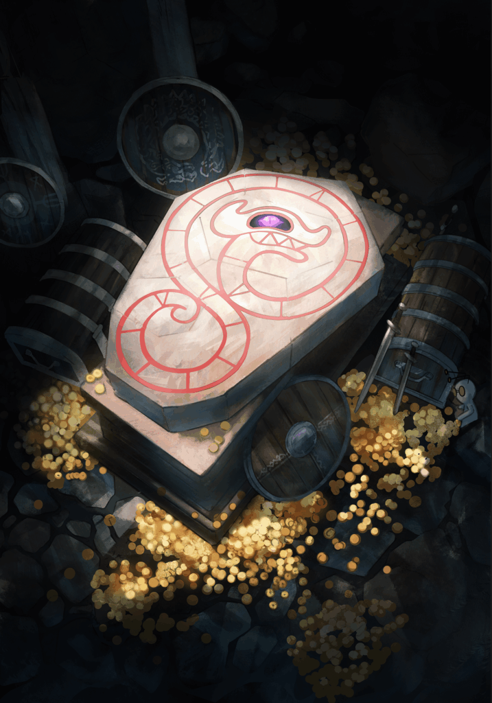 Runerigus Pokémon card fanart