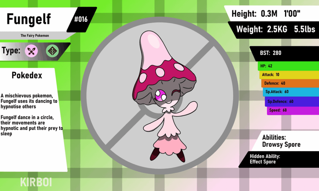 Fairy Circle Pokémon and Yamper regional form for my Irish region