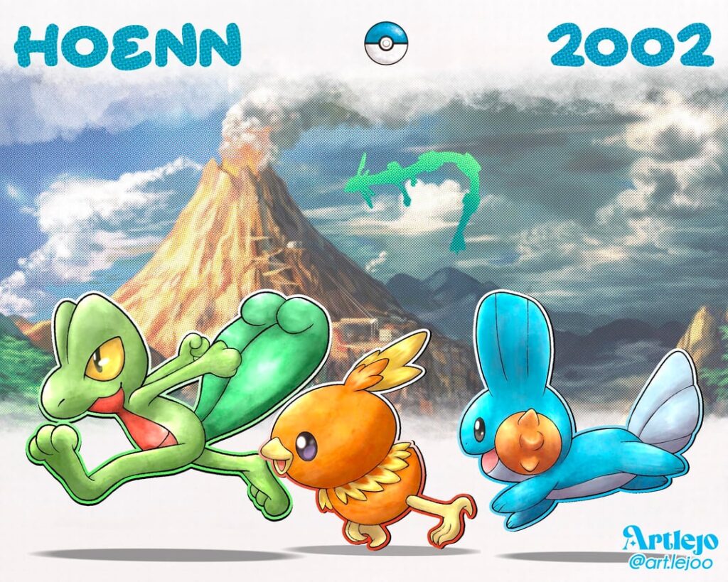 Road to Pokemon Day 🌱🔥💧(OC)