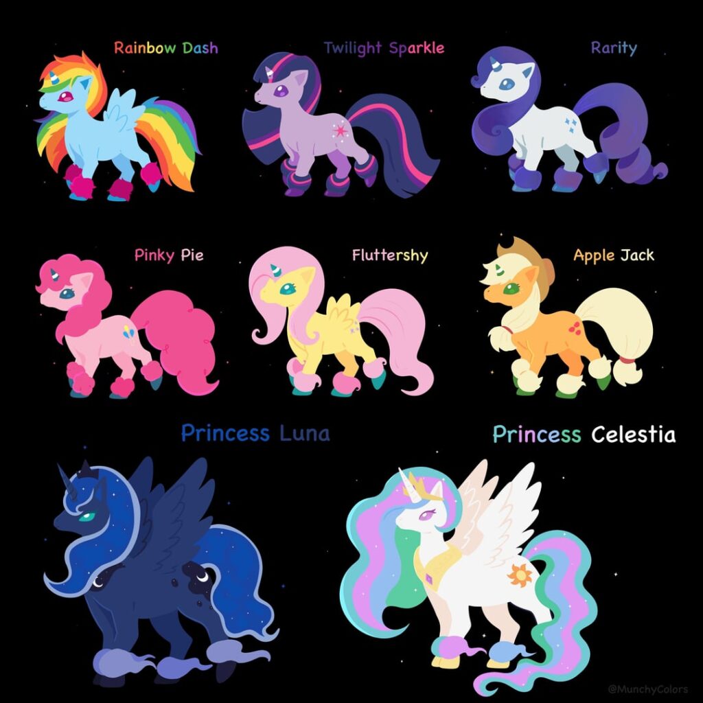 My Little Pony x Pokemon Designs 🦄🌈✨