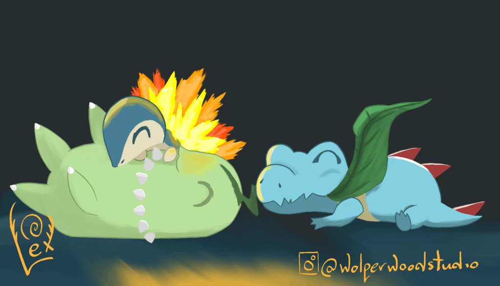 Drawing random Pokemon until I find an art style I like: Johto Edition!