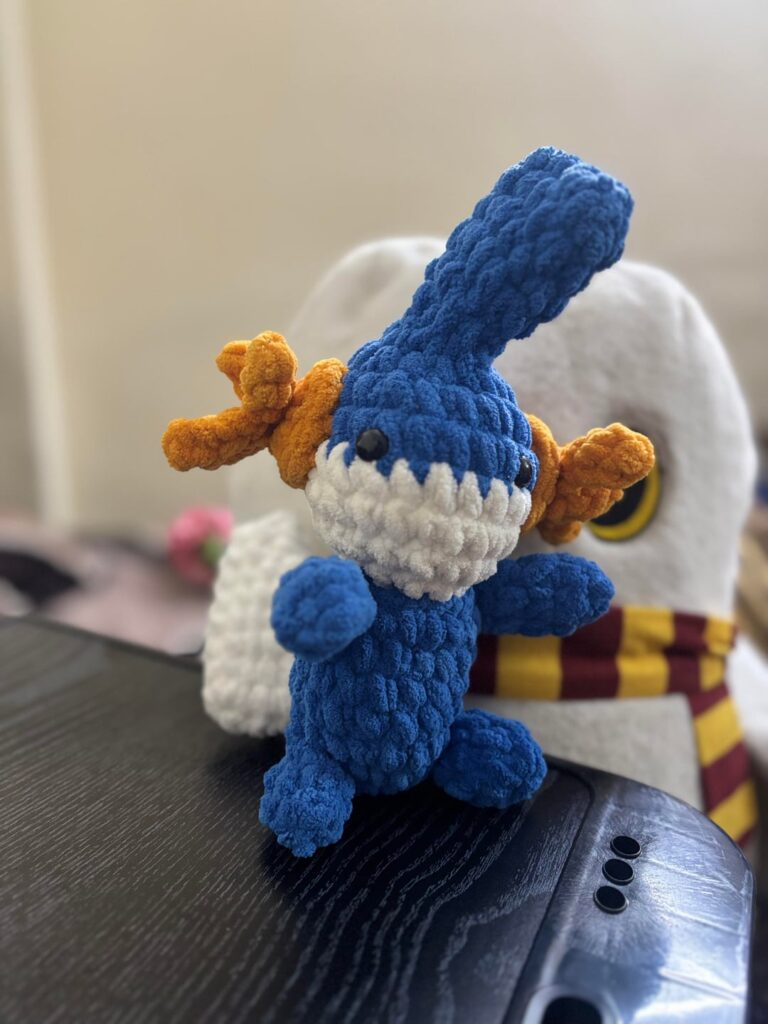 Mudkip my GF crocheted