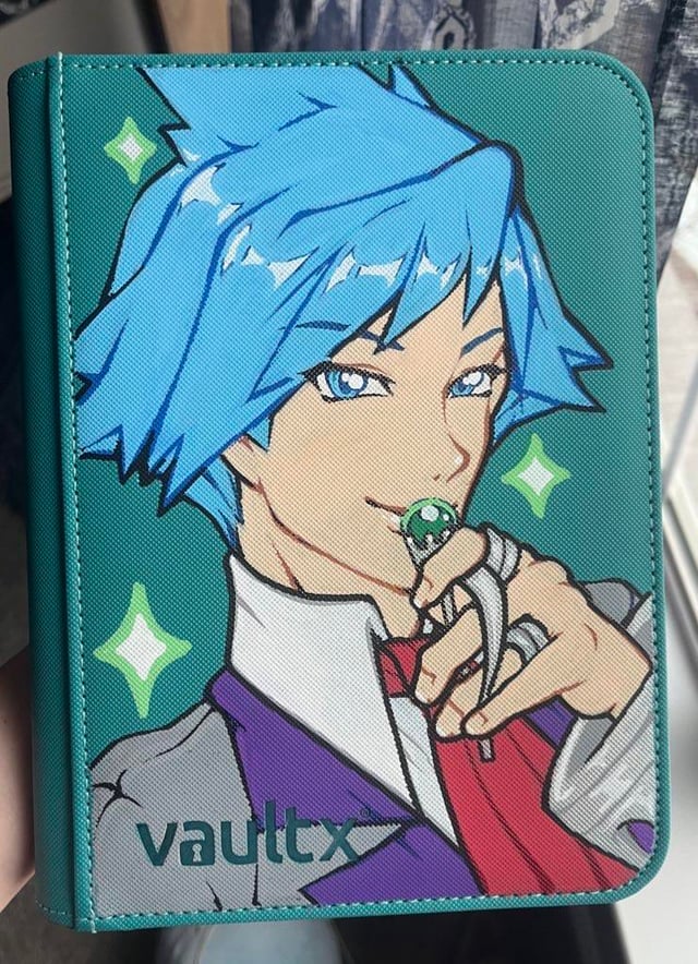 (OC) I Colored my Binder + Steven Stone and Skarmory art