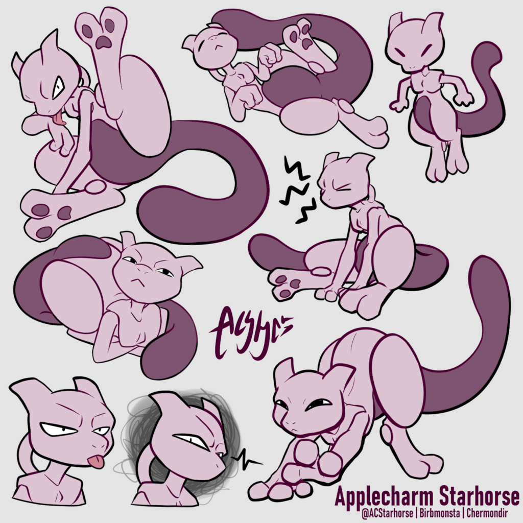 [oc] mewtwo being a kitti