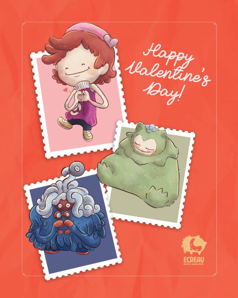 Sharing my festive art for Valentine’s Day and Lunar New Year