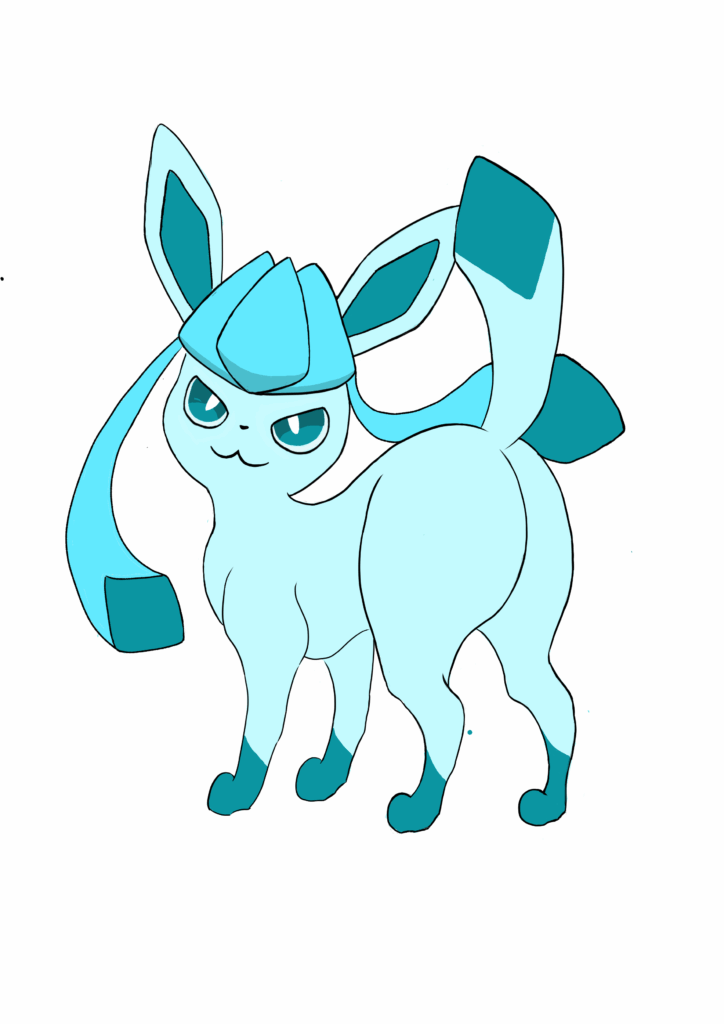 First glaceon drawing I've ever done. What do you think?? ☺️