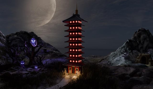 I made a game style map of the Bell Tower from Pokemon Gold/Silver + Johto phone in Blender 🩷 [OC]