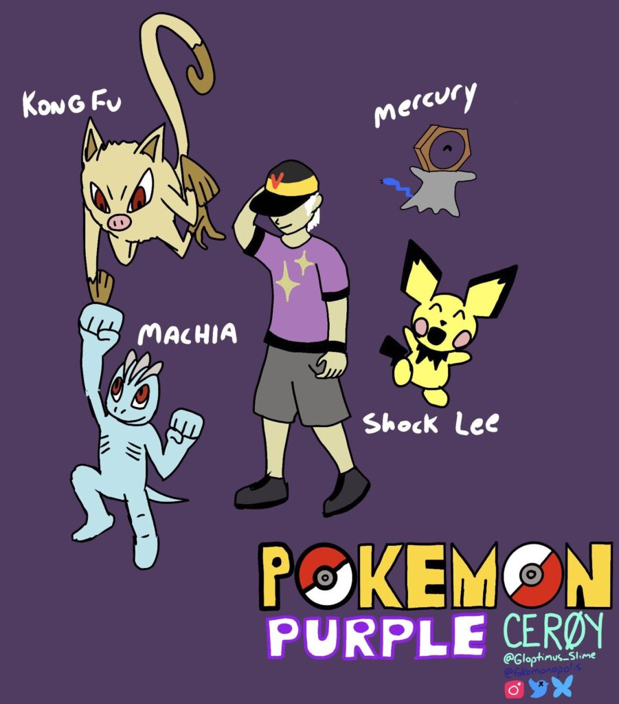 [OC] Drew my Kanto protagonist, Percy,again