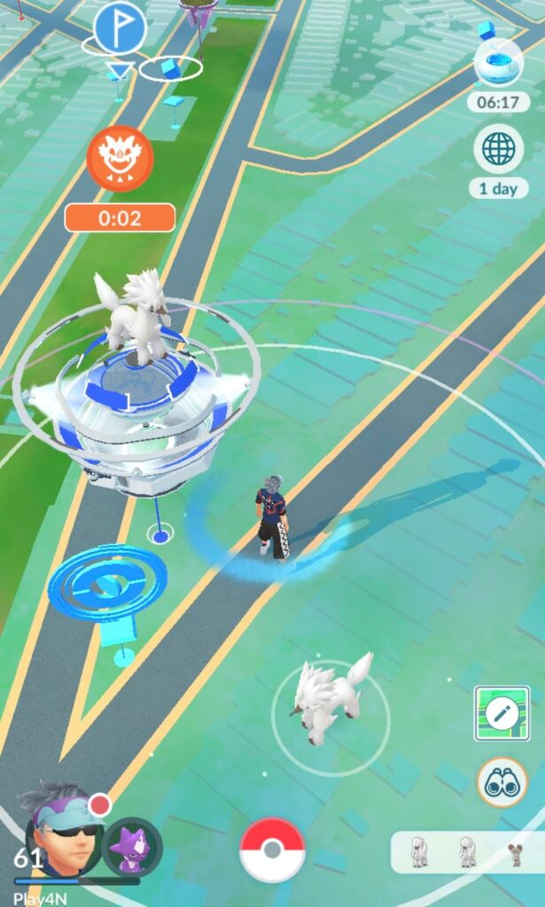 Today summarised - useless FURFROU RAIDS when they just chilling RIGHT NEXT TO THE GYM