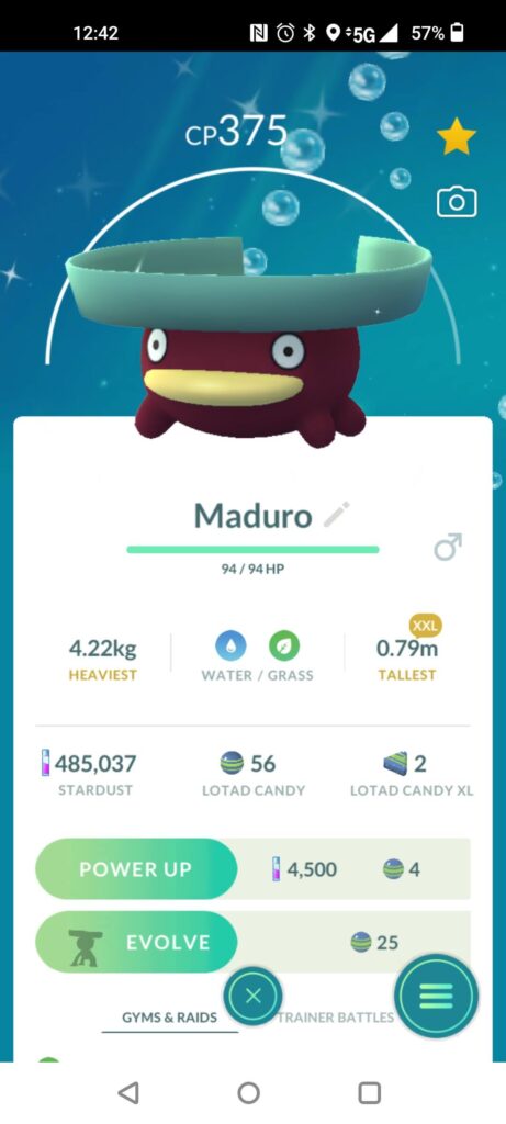 I caught the Largest Shiny Lotad