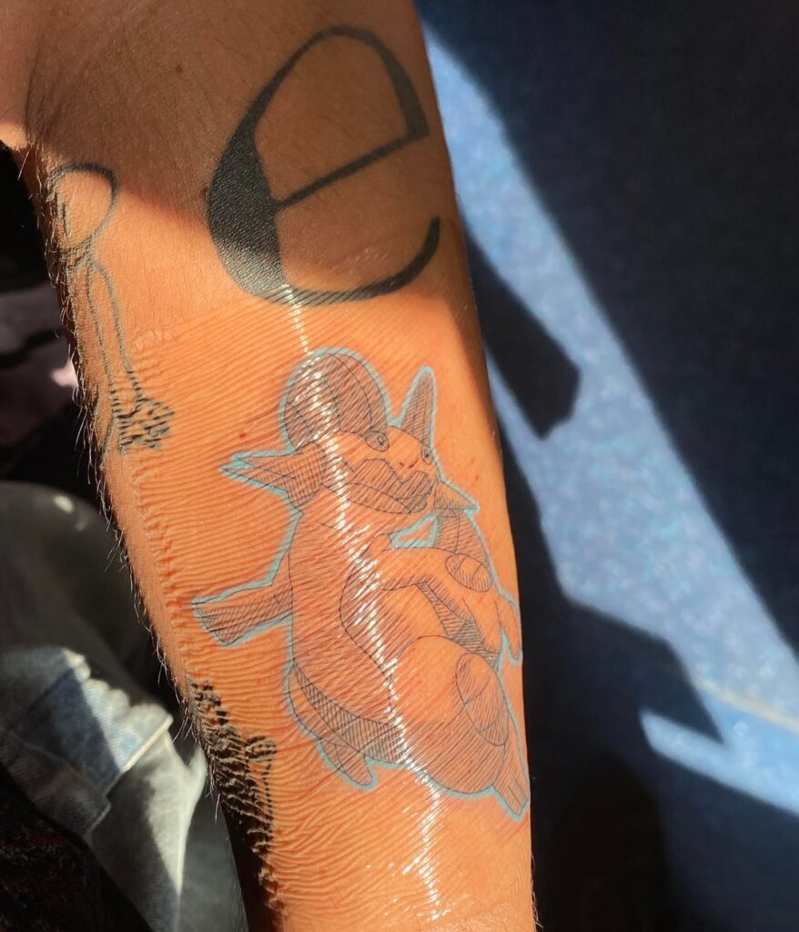 My new Swampert Tattoo! (Plus some old photos from Japan)