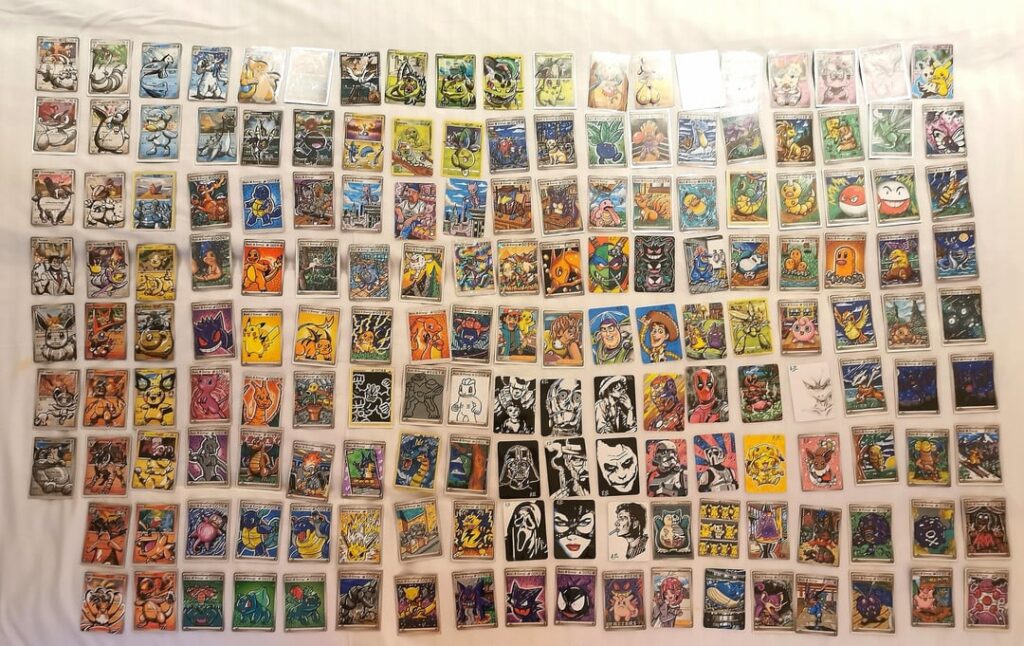 (OC) One picture = my entire art year (from rough starts to finding my style)