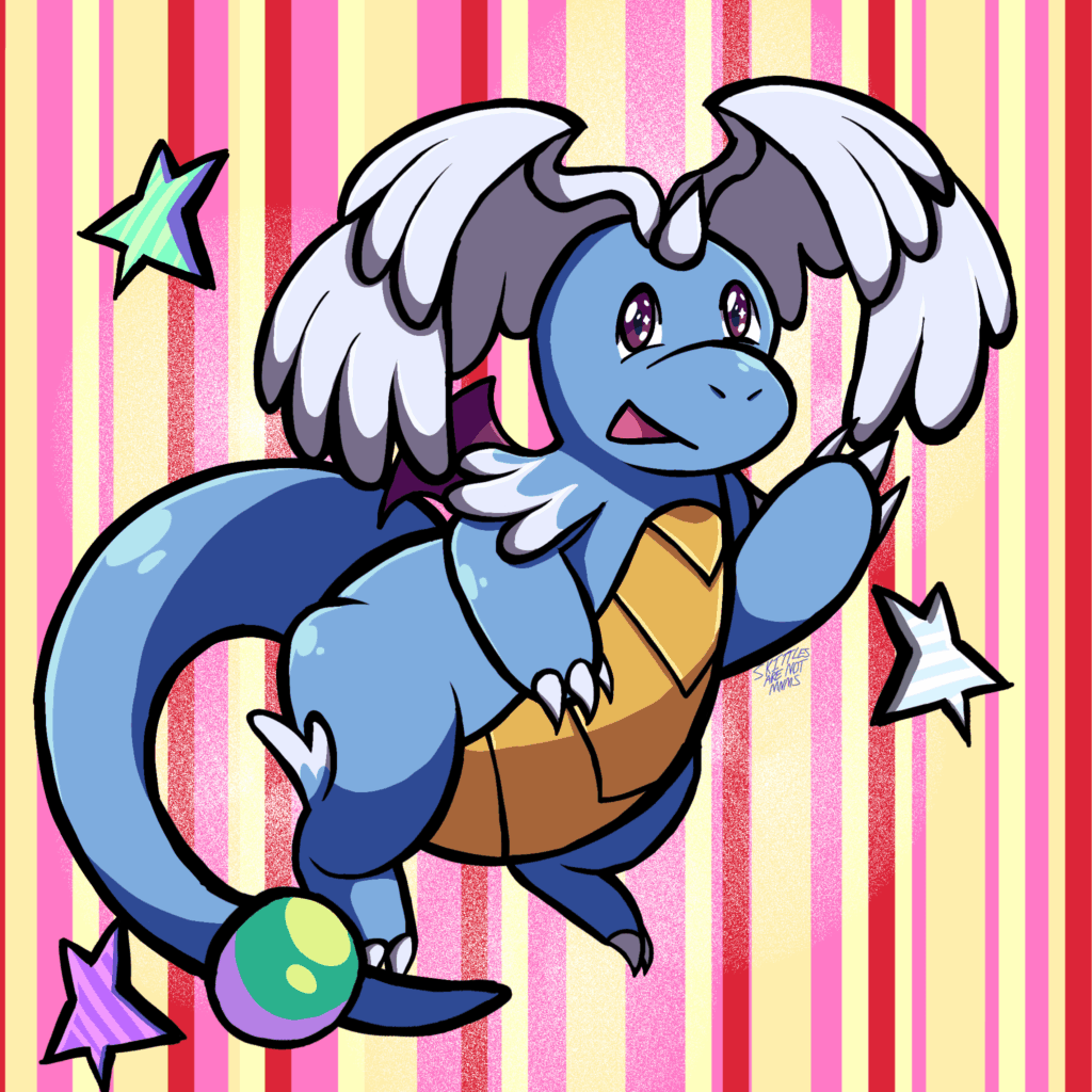 Drew Shiny Mega Dragonite!