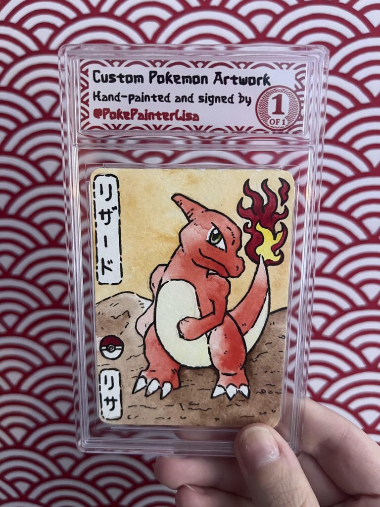 [OC] I painted a watercolour Charmeleon! ❤️