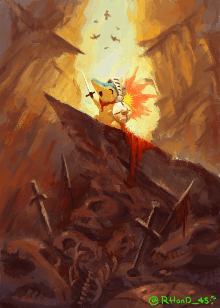 [OC] his first quest!