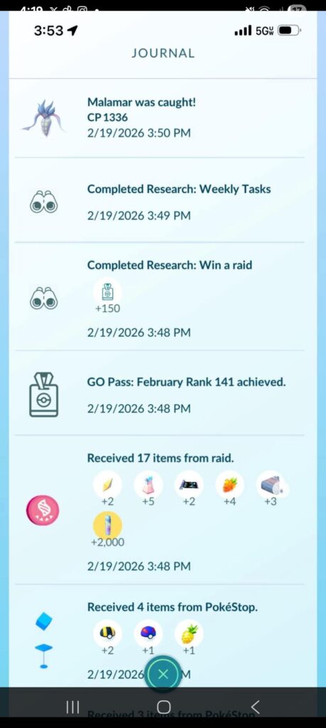 Remote raiding into the new Malamar raids won't give energy