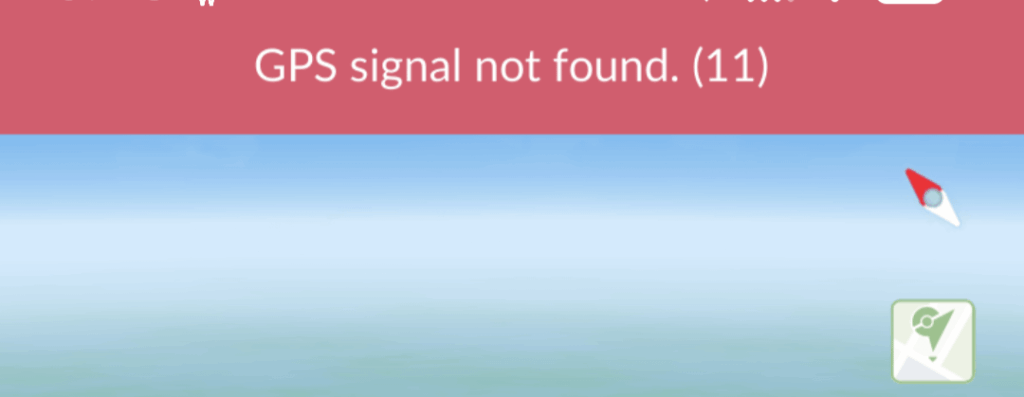 GPS signal not found?