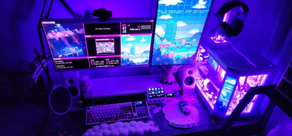 Sharing my Ghost-Type Pokemon-Themed PC Set-Up 👻