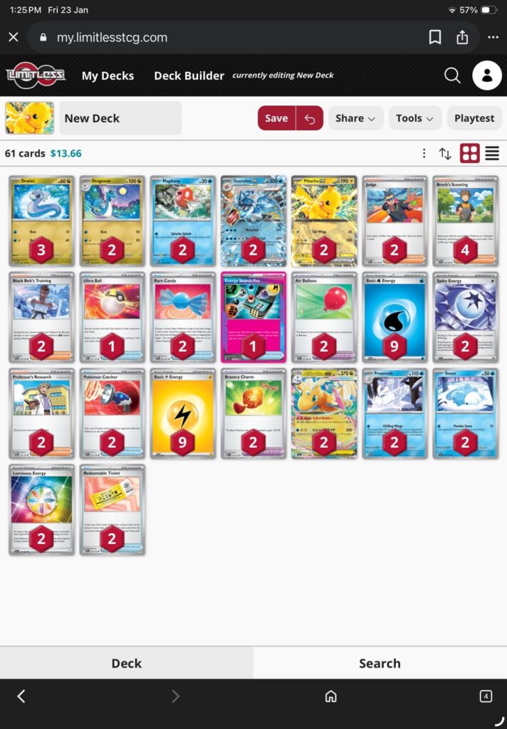 Dude check out this W deck tcg deck