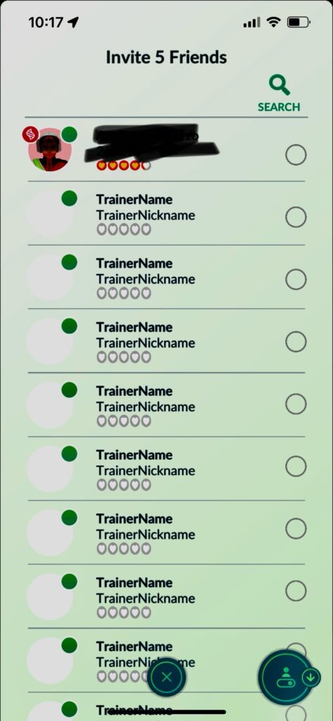 RSVP Friend List Bugged