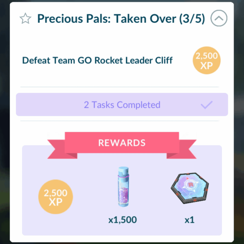 Stuck on "Precious Pals" research task. Cliff nowhere to be found.