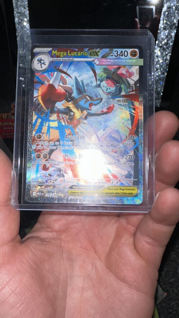 1 booster box, 1 Mega Lucario!