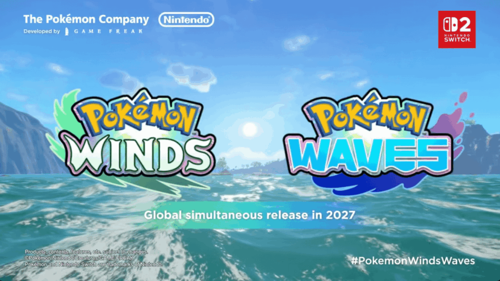 Pokemon Winds/Waves announced for 2027