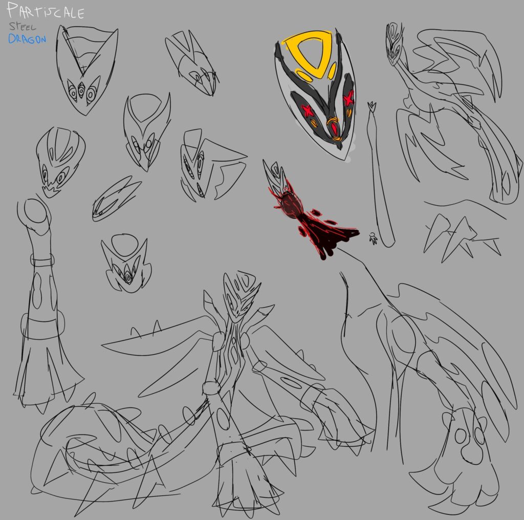 Trying to design an final boss legendary Pokemon for my fangame