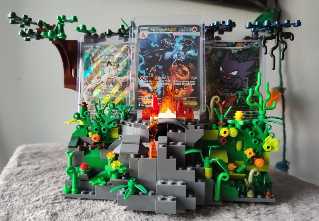 Made a Lego stand for my favorite cards