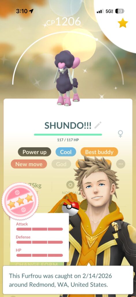 Day 1 player, first natural shundo! 68,650 catches later