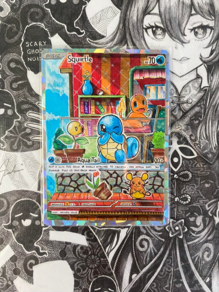 A connecting hand drawn card of my favorite water type